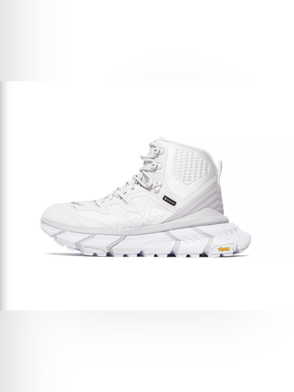HOKA WOMEN TENNINE HIKE GTX 'WHITE' SHOES Size 7/38.5